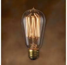 View The Bulbrite 136019 Pack Of 4 60 Watt Dimmable St18 Shaped Medium E26 Base Incandescent Bulbs At Vintage Light Bulbs Antique Bulbs Antique Light Bulbs