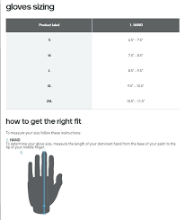 Soccer Glove Sizes Chart Puma Field Player Gloves Size Image