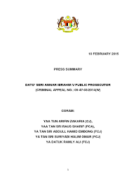 Yb dato' razali ibrahim merupakan politikus malaysia keturunan melayu. Dato Seri Anwar Ibrahim V Public Prosecutor Press Summary Dna Profiling Evidence