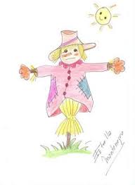 I think the scarecrow's up to something! Pin En Poemas Infantiles