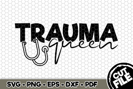 Download Trauma Queen Graphic By Svgexpress Creative Fabrica PSD Mockup Templates