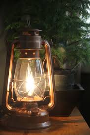 Rustic Electric Hurricane Lantern Copper Finish Table Lamp Lantern Table Lamp Electric Lanterns Copper Lantern