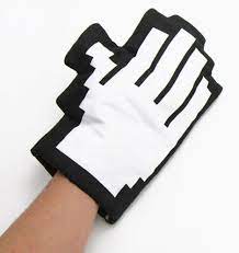 手がドット絵になっちゃった pixel キッチンミトン デザイン ミトン ドット絵