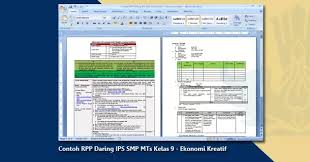 Peserta ksn smp tingkat nasional adalah siswa/i yang telah berhasil lulus seleksi untuk setiap tingkatannya. Rpp Daring Ips Smp Mts Kelas 9 Ekonomi Kreatif Arsip Guru