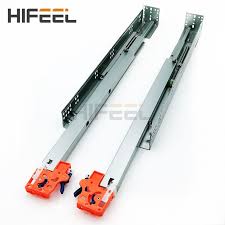 American Type Undermount Soft Close Drawer Slide With 3d Front Clips Metal Back Bracket Use For Fa Soft Close Drawer Slides Face Frame Cabinets Drawer Slides