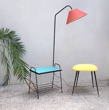 Floor Lamp Porte Revue Years 50 Mid Century Floor Lamp Mid Century Floor Lamps Mcm Furniture Floor Lamp