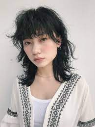 大人っぽ垢抜けミディアムの秘密は前髪だった アレンジ簡単なニュアンスバング解説 bangs バングス ヘアスタイリング ウルフ カット ミディアムヘア