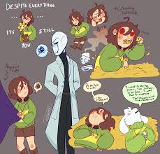 Salutations! — Have some Chara centric Undertale doodles