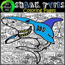 While most sharks have a rough texture similar to sandpaper, the skin of the nurse shark is much more like that of the dolphin and has a smooth texture to it. Shark Coloring Pages Worksheets Teaching Resources Tpt