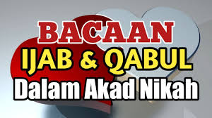 Check spelling or type a new query. Ijab Kabul Dalam Akad Nikah Yang Benar Bahasa Arab Dan Indonesia Youtube