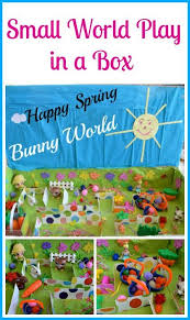 Easter Activities For Kids Bunny Small World Play Easter Activities For Kids Easter Activities For Toddlers Creative Activities For Kids