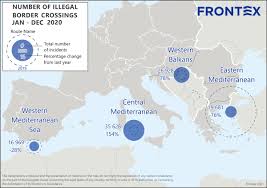 Frontex (also known as european border and coast guard agency) is a polish youtube channel who are responsible for managing the borders of outside of the european union's schengen area which shows border control as a barrier between the outside world and the european union. Frontex On Twitter The Number Of Detections Of Illegal Border Crossings Along The Eu S External Borders Fell 13 Last Year To 124 000 In Large Part Due To The Impact Of Covid 19 Restrictions