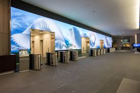Salesforce Video Wall Digital Art Installation By Obscura Inspiration Grid Design Inspiration Video Wall Installation Art Digital Art Design