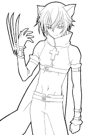 Anime boy drawing at getdrawings | free download. Easy Anime Boys Coloring Pages Novocom Top