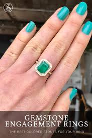 The Best Colored Gemstones For Your Engagement Ring Emerald Engagement Colored Gemstone Engagement Ring Emerald Engagement Ring
