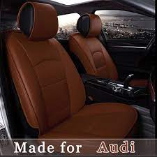 Customize Leather Car Seat Cover For Audi A1 A3 A4 A5 A6 A8 Q1 Q3 Q5 Q7 Tt Rs 5 Seat Cushion Protect 4 S Leather Car Seat Covers Car Seats Interior Accessories