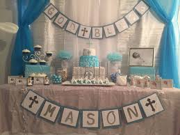 11 baptism and christening reception party ideas and decorations. Boy Baptism Cake Table Baptism Party Decorations Baptism Decorations Boy Boy Christening Party