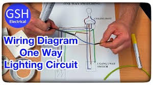 An electrical wiring diagram can be as simple as a diagram showing how to install a new switch in your hallway, or as complex as the complete electrical blueprint for your new home or home improvement project. Wiring Diagram For A One Way Lighting Circuit Using The 3 Plate Method Connections Explained Youtube