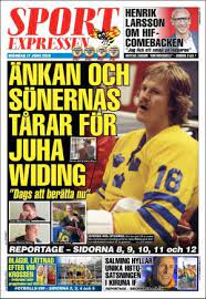 Its symbol is a wasp and its slogans are it stings or expressen to your rescue. Expressen Sport 2019 06 17