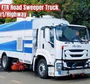 ISUZU FTR Road Sweeper Truck for Airport/Highway/Square ...