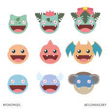 Getting Back To These Today Which Ones Your Favourite Pokemoji Pokemon Gottacatchemall Illustration Instagram Com Oldmangrey Pokemon Chibi Illustration