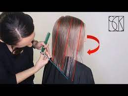 Bob Lob Long Bob Haircut Tutorial By Sanja Karasman Long Bob Haircuts Bob Haircut Curly Haircut Tutorial