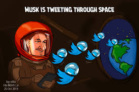 The company has seen its value soar over the past 12 months and is the most valuable carmaker in the world. Elon Musk Sends A Tweet Through Space Cartoon Of The Week Exo Elon Musk Tesla Ceo Cartoon
