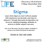 Recover Life Institute   Stigma event image