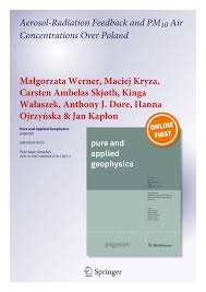 Check spelling or type a new query. Pdf Aerosol Radiation Feedback And Pm10 Air Concentrations Over Poland