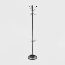 Coat stand garment rack metal coat jacket umbrella hanger standing hook rack uk. Umbrella Stand Coat Rack Steel Adesso Target