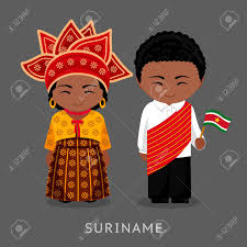 Jump to navigation jump to search. Surinamese In National Dress With A Flag Man And Woman In Traditional Royalty Free Cliparts Vectors And Stock Illustration Image 96984032