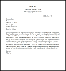 When writing a cover letter, be sure to reference the requirements listed in the job description.in your letter, reference your most relevant or exceptional qualifications to help employers see why you're a great fit for the role. Professional Certified Nurse Aide Cover Letter Sample Writing Guide Resume Now