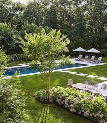 Bridgehampton Brittany Bromley Interiors Pool Landscape Design Outdoor Backyard Pool Landscaping