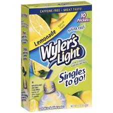 10 Packets Wyler S Light Lemonade Sugar Free On The Go Caffeine Free Powdered Drink Mix Walmart Com Mixed Drinks Light Drinks Peach Ice Tea