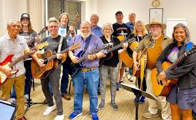 Huge thanks to Joe & Vickie Chamness for connecting me with Mark W.  Batchelder. I was invited to be the guest artist for his group the  Community Music Connection, a lovely guitar