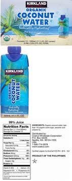 Company headquarters in issaquah kirkland signature branded bottled water, pictured in 2005. Coconut Water 179175 Kirkland Signature Organic Coconut Water 11 1 Fl Oz Cartons 12 Pack Buy It Now Only 23 3 On E Organic Coconut Coconut Water Coconut