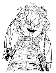 Showing 12 coloring pages related to chucky. Drawings Chucky And Tiffany Tattoo Best Tattoo Ideas