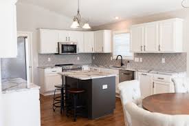 Matching backsplash and cabinet doorsâ€¦ the perks of custom cabinets. Kitchens Pinnacle Homes Inc