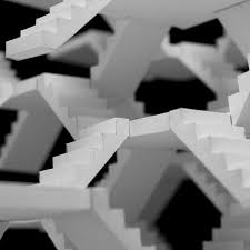 Reconstructing The Mental Space Paper Works By Denes Farkas Architecture Model Scenic Design Arch Model