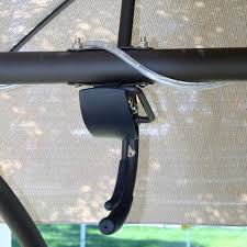 A garden swing seat is the perfect place to unwind in the garden on a warm day. 422sb Retractable Canopy Bracket Ultimate Comfort Swings