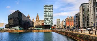 Poster Panoramic view of the Liverpool city, England, UK – Veggbilde |  Europosters