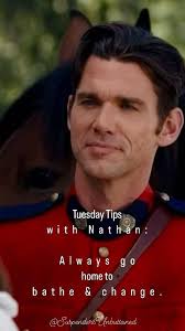 Tuesday Tips , with Nathan , How cute was this?! , 🎥 Hallmark Media ,  #mcgarries #teamnathan #grantonera #wcth8 #wcth10 #wcth #hearties #hallmark  #hallmarkseries #perioddrama #periodromance ...