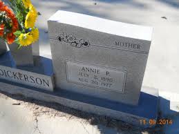 Annie Pearl Black Dickerson (1890-1977)