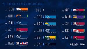Seattle Seahawks 2018 Schedule Announced Includes Five
