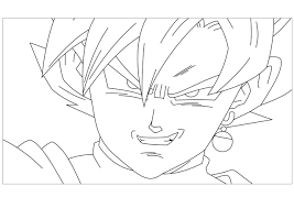 Goku Black Coloring Pages Ready To Download Di 2020