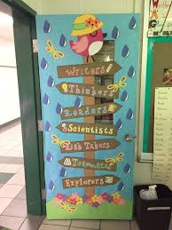 45 Brilliant Classroom Decoration Organizing Ideas To Make Your Class Spring Classroom Door School Door Decorations Door Decorations Classroom