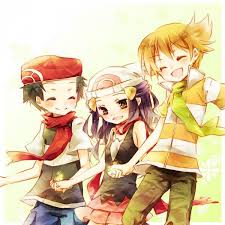 Pokemon Dppt Left To Right Diamond Lucas Platinum Dawn Pearl Barry Pokemon Images Pokemon Trainer