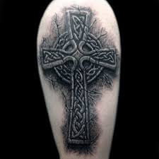 The use of color is often limited in cross tattoos, which tend to be inked mainly in black or another. Pin On Celtic Crosses
