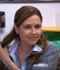 Paused "The Merger" to grab a drink. It stopped here, and I think this shot  is quintessential Pam. : r/DunderMifflin