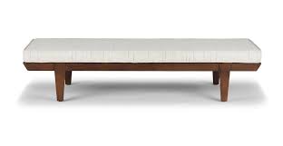 Accordingly, all shoppers find mid century modern all mid century modern bed are made from exceptional materials that give them unparalleled strength and durability. Sente Devon Ivory Bench Benches Modern Mid Century And Scandinavian Mid Century Bedroom Furniture Mid Century Scandinavian Furniture Bedroom Bench Modern